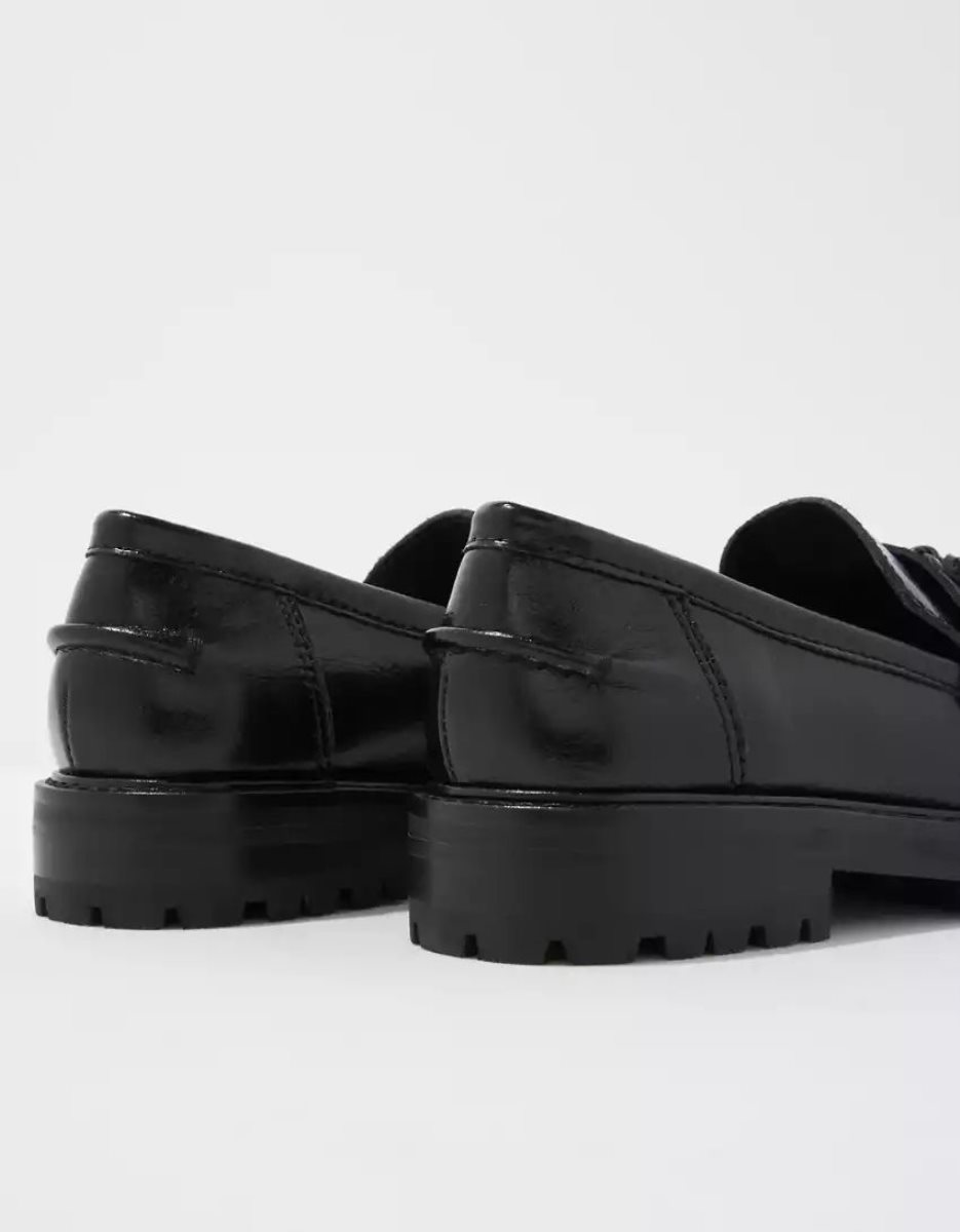 Loafers American Eagle Minka Noir Femme | MXP-40883631